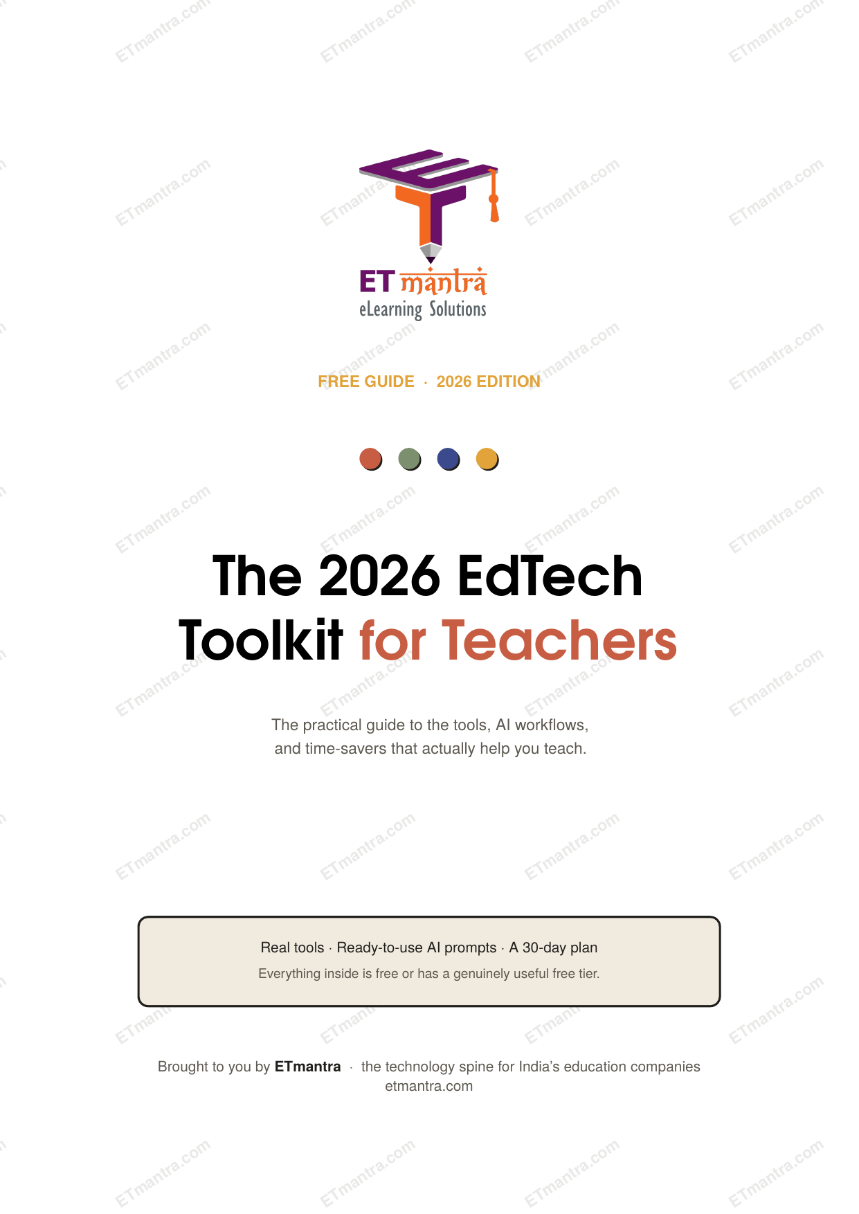 The 2026 EdTech Toolkit for Teachers — free 20-page guide